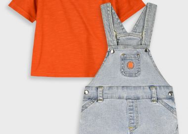 Σετ μπλούζα με σαλοπέτα | ΣΚΟΝΙΣΜΕΝΟ ΣΙΕΛ - Energiers - 